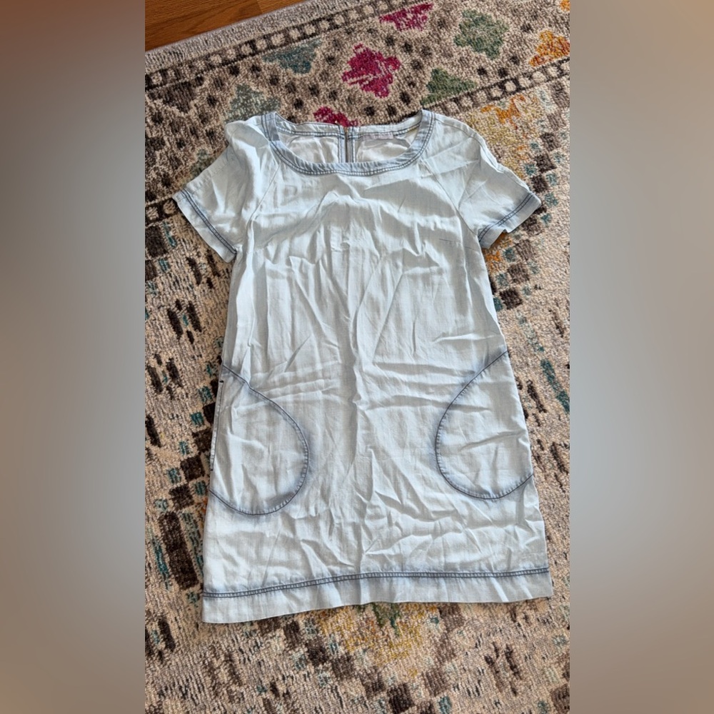 Tart Light Blue Casual Short Sleeve Dress